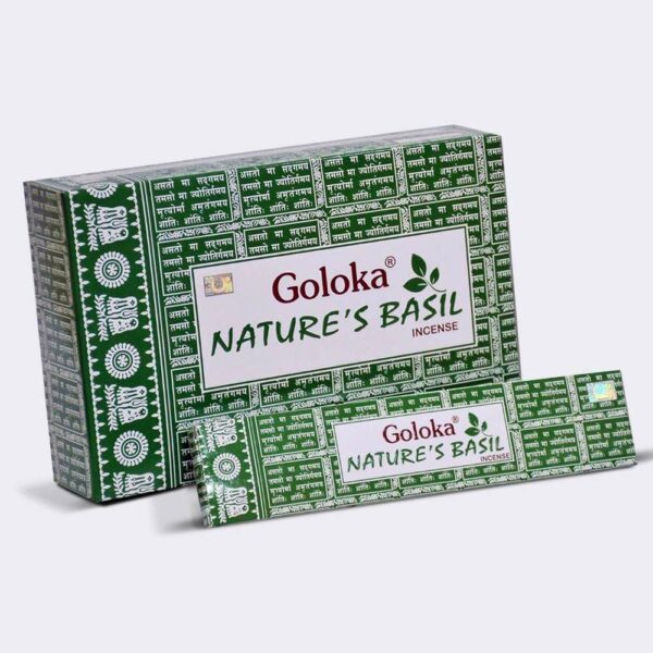 Incienso Goloka 'Albahaca Natural' 15grs