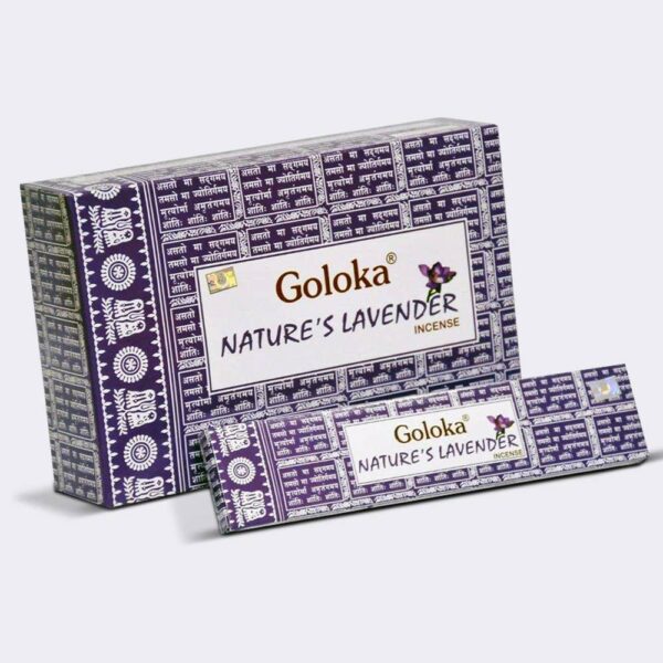 Incienso Goloka 'Lavanda Natural' 15grs