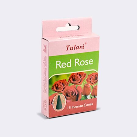 Incienso Tulasi conos 'Rosa Roja'