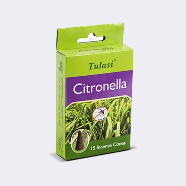 Incienso Tulasi conos 'Citronela'